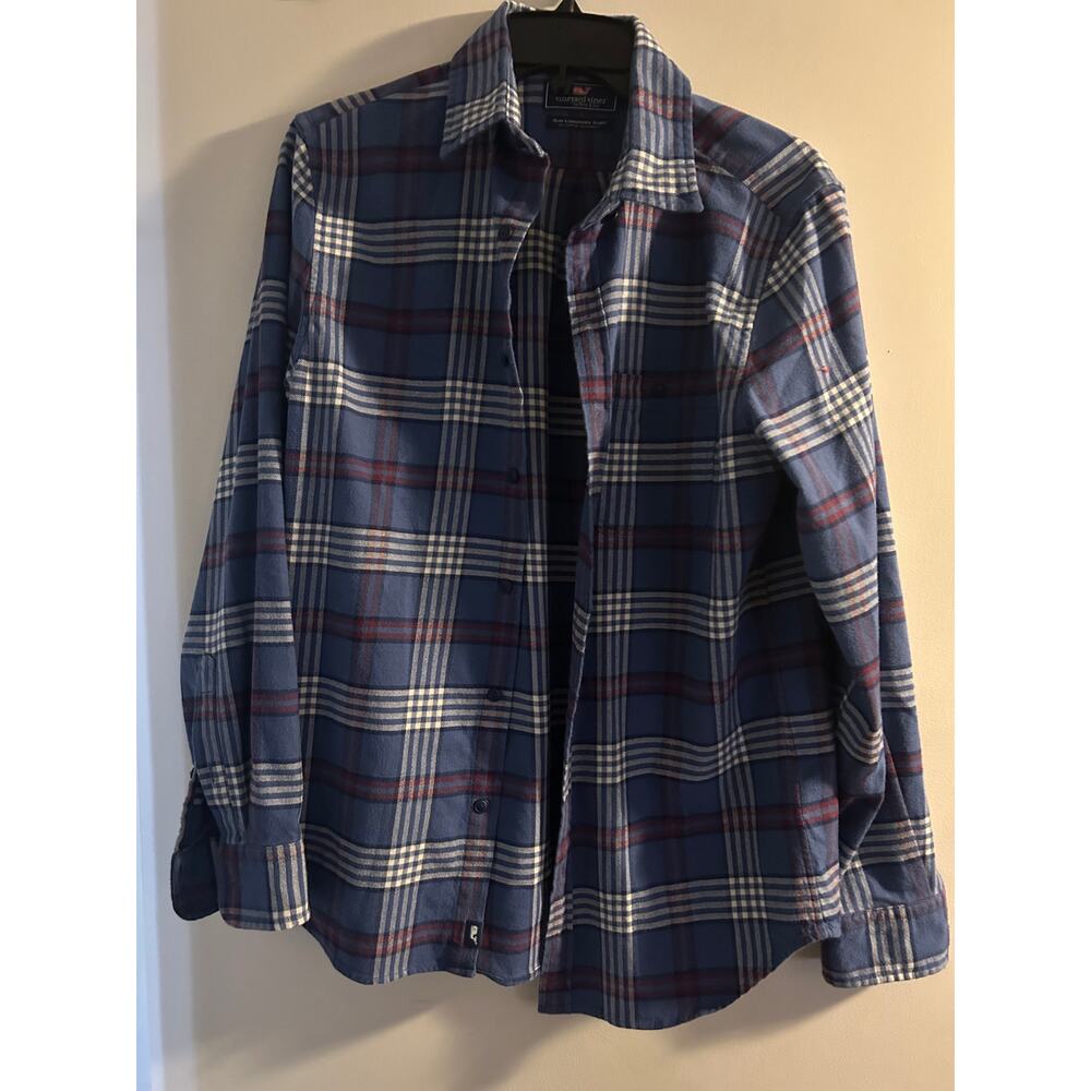 Vineyard Vine - Halyard -Plaid Flannel Long Sleeved Shirt - Size S